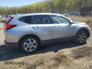 2019 Honda CR-V EX with VIN 2HKRW1H57KH509732, listed as a Copart auction lot 53638405 with 77,209 mi miles and Salvage Title. Bid and sale history available at carsss.com. Image 3.