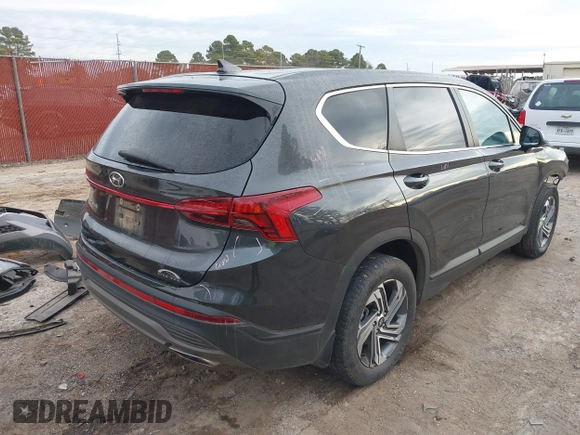 2023 Hyundai Santa Fe SE with VIN 5NMS14AJXPH575091, listed as a IAAI auction lot 41339586 with 45,971 mi miles. Bid and sale history available at carsss.com. Image 4.