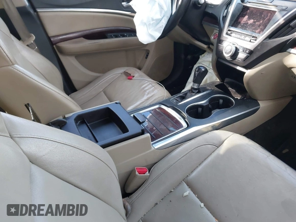 2014 Acura MDX with VIN 5FRYD3H21EB004595, listed as a IAAI auction lot 41653065 with 184,289 mi miles. Bid and sale history available at carsss.com. Image 5.