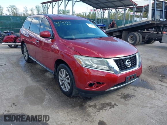 2014 Nissan Pathfinder S with VIN 5N1AR2MM2EC719481, listed as a IAAI auction lot 42041932 with 113,794 mi miles and . Bid and sale history available at DreamBid. Image 1.