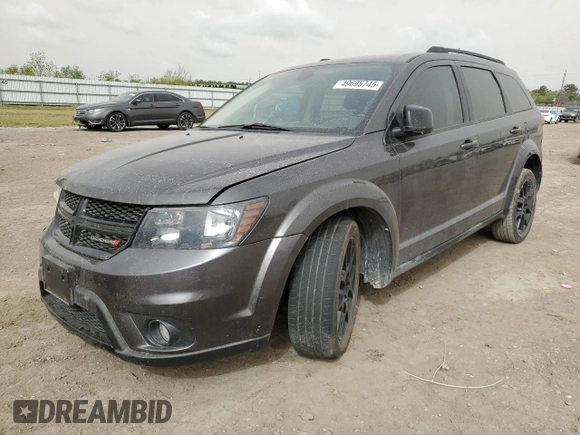 2019 Dodge Journey SE with VIN 3C4PDCBB7KT798117, listed as a Copart auction lot 49695745 with Not Provided miles and Salvage Title. Bid and sale history available at DreamBid. Image 1.