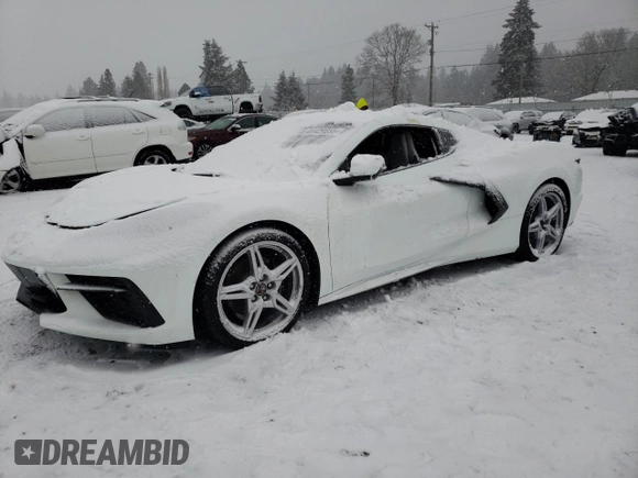 2022 Chevrolet Corvette 2LT with VIN 1G1YB2D46N5116389, listed as a Copart auction lot 45429855 with 0 mi miles and Salvage Title. Bid and sale history available at carsss.com. Image 1.