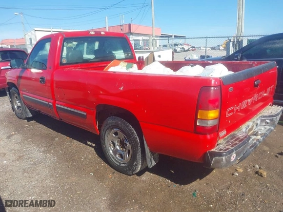2002 Chevrolet Silverado 1500 with VIN 1GCEC14W72Z129403, listed as a IAAI auction lot 41602616 with 214,347 mi miles. Bid and sale history available at carsss.com. Image 3.