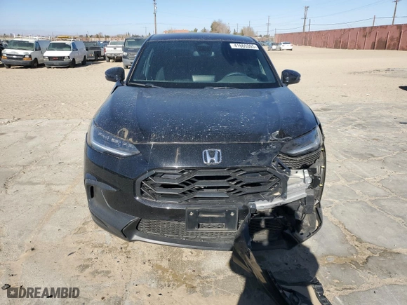 2023 Honda HR-V Sport with VIN 3CZRZ1H55PM745699, listed as a Copart auction lot 41665305 with 0 mi miles and Salvage Title. Bid and sale history available at carsss.com. Image 5.