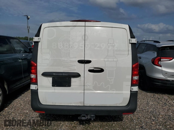2023 Mercedes-Benz Metris Cargo with VIN W1YV0BEY3P4275604, listed as a Copart auction lot 54118775 with 38,783 mi miles and Salvage title. Bid and sale history available at DreamBid. Image 6.