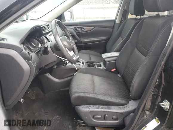 2017 Nissan Rogue SV with VIN KNMAT2MT4HP610630, listed as a Copart auction lot 61088995 with 83,885 mi miles and Salvage title. Bid and sale history available at DreamBid. Image 7.
