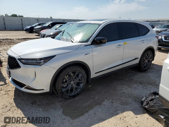2024 Acura MDX w/A-Spec Package with VIN 5J8YE1H02RL021511, listed as a Copart auction lot 54641844 with 0 mi miles and Salvage Title. Bid and sale history available at carsss.com. Image 1.