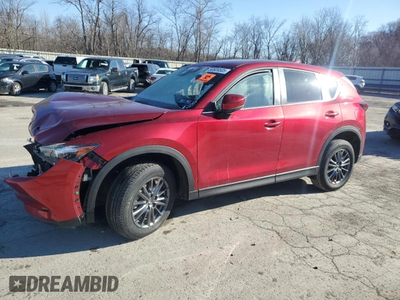 2021 Mazda CX-5 Touring with VIN JM3KFBCM8M0459730, listed as a Copart auction lot 50809505 with 28,828 mi miles and Salvage Title. Bid and sale history available at carsss.com. Image 1.