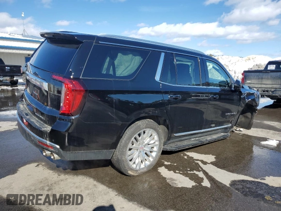 2024 GMC Yukon Denali with VIN 1GKS2DKL5RR245617, listed as a Copart auction lot 46520455 with 10,631 mi miles and Salvage Title. Bid and sale history available at carsss.com. Image 3.