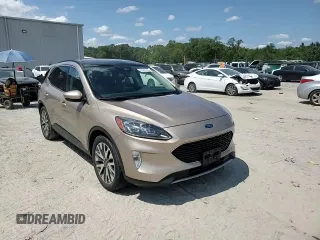 2020 Ford Escape Titanium Hybrid with VIN 1FMCU0DZXLUA07024, listed as a Copart auction lot 61547795 with 36,965 mi miles and Salvage title. Bid and sale history available at DreamBid. Image 14.