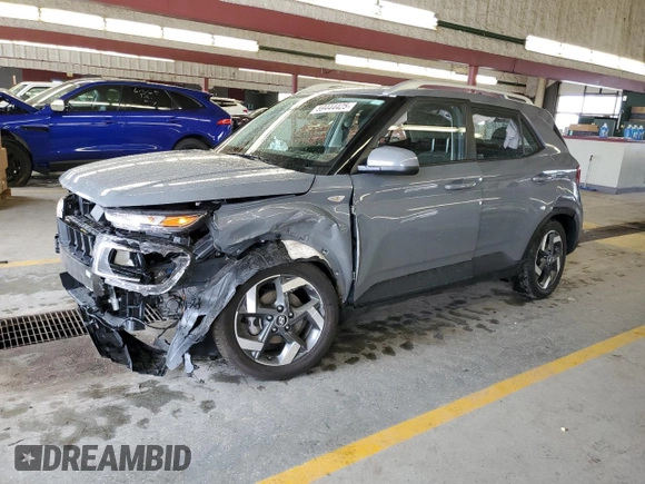 2022 Hyundai Venue SEL with VIN KMHRC8A30NU201379, listed as a Copart auction lot 59444425 with 18,506 mi miles and Salvage title. Bid and sale history available at DreamBid. Image 1.