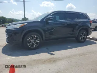 2018 Toyota Highlander LE with VIN 5TDZARFH2JS034476, listed as a Copart auction lot 62330125 with 92,683 mi miles and Salvage title. Bid and sale history available at DreamBid. Image 1.