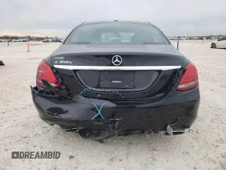 2018 Mercedes-Benz C 350e with VIN 55SWF4HB0JU238745, listed as a Copart auction lot 88916345 with 44,808 mi miles and Salvage title. Bid and sale history available at DreamBid. Image 6.