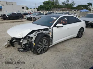 2022 Audi A6 Premium z VIN WAUD3BF22NN055912, wystawiony jako Copart lot #39701044 z przebiegiem 22 421 mil mil oraz . Historia ofert i sprzedaży dostępna na DreamBid. Obrazek 1.