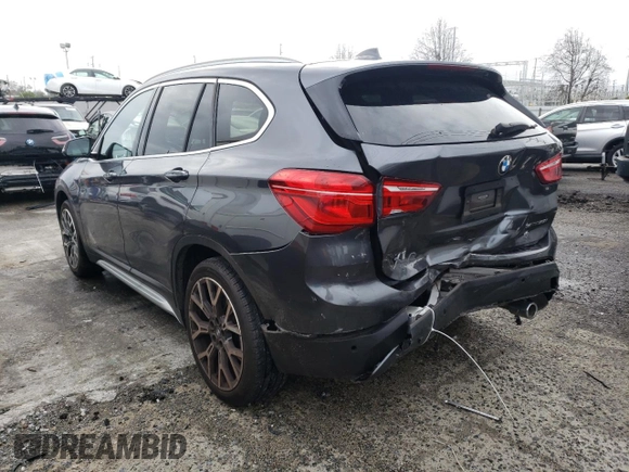 2021 BMW X1 sDrive28i with VIN WBXJG7C02M5T94391, listed as a Copart auction lot 36539143 with 15,684 mi miles. Bid and sale history available at carsss.com. Image 2.