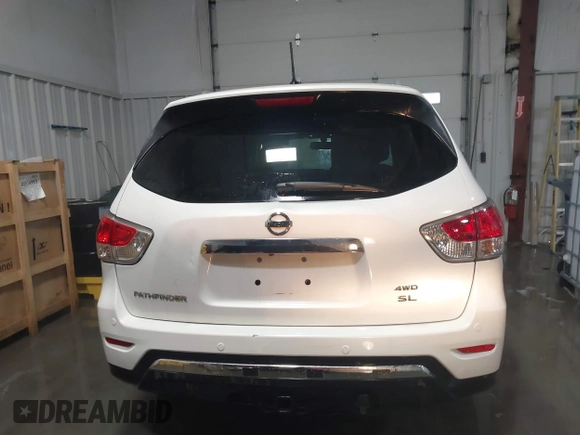 2014 Nissan Pathfinder Platinum with VIN 5N1AR2MM4EC603120, listed as a IAAI auction lot 41295992 with 130,117 mi miles and . Bid and sale history available at DreamBid. Image 17.
