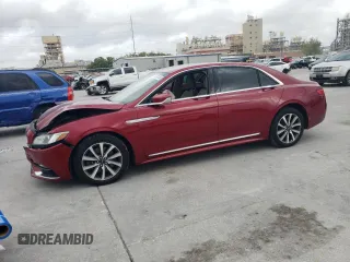 2017 Lincoln Continental Premiere z VIN 1LN6L9PK9H5608199, wystawiony jako Copart lot #51383105 z przebiegiem 107 583 mil mil oraz Szkoda całkowita • Salvage title. Historia ofert i sprzedaży dostępna na DreamBid. Obrazek 1.