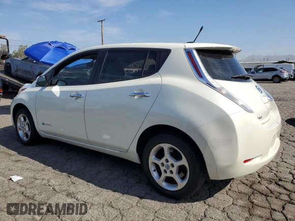 2011 Nissan LEAF SL-e with VIN JN1AZ0CP7BT000987, listed as a Copart auction lot 50105945 with 168,027 mi miles and Clean Title. Bid and sale history available at carsss.com. Image 2.