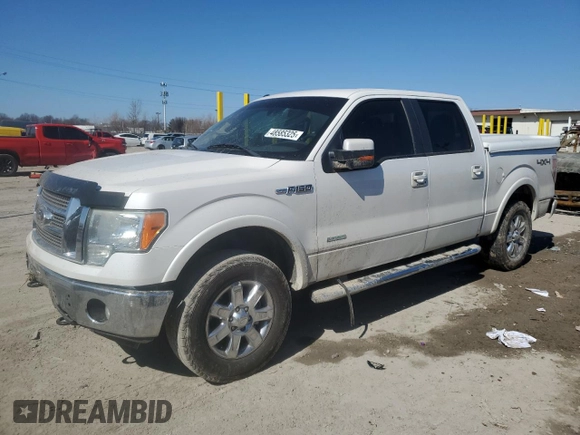 2012 Ford F-150 XL with VIN 1FTFW1ET1CFB51111, listed as a Copart auction lot 48585325 with 234,114 mi miles and Clean Title. Bid and sale history available at carsss.com. Image 1.