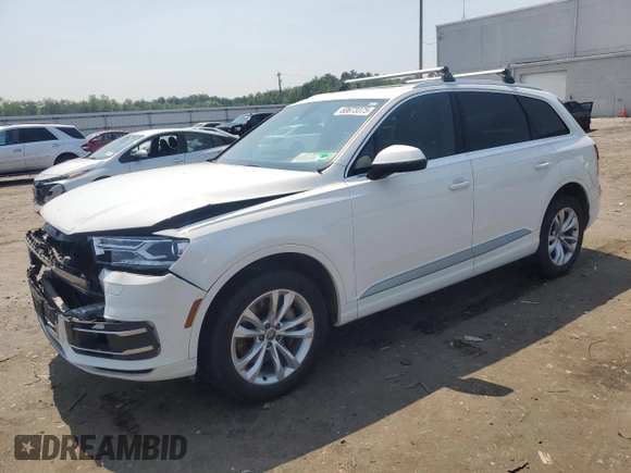 2018 Audi Q7 Premium with VIN WA1AAAF72JD053945, listed as a Copart auction lot 60673375 with 190,963 mi miles and Salvage title. Bid and sale history available at DreamBid. Image 1.
