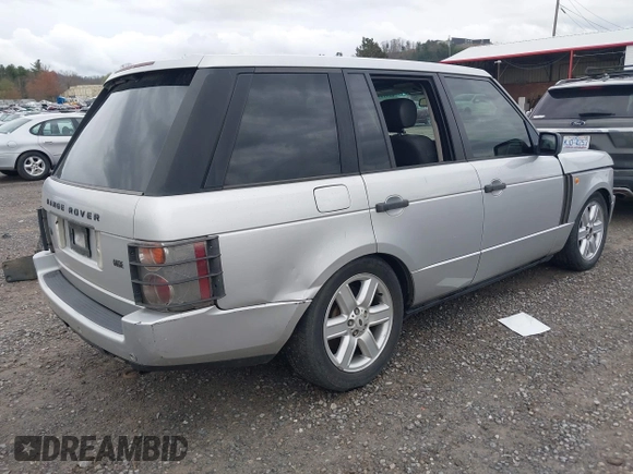2003 Land Rover Range Rover HSE with VIN SALME11483A120033, listed as a IAAI auction lot 41911738 with 162,882 mi miles and . Bid and sale history available at DreamBid. Image 4.