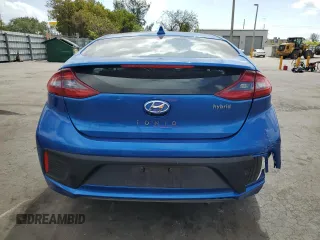 2017 Hyundai Ioniq Limited with VIN KMHC85LCXHU027621, listed as a Copart auction lot 54475795 with 125,470 mi miles and Salvage Title. Bid and sale history available at DreamBid. Image 6.