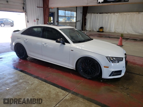 2017 Audi A4 Season of Audi Premium with VIN WAUDNAF40HN044935, listed as a Copart auction lot 49619005 with 99,930 mi miles and Salvage Title. Bid and sale history available at carsss.com. Image 4.