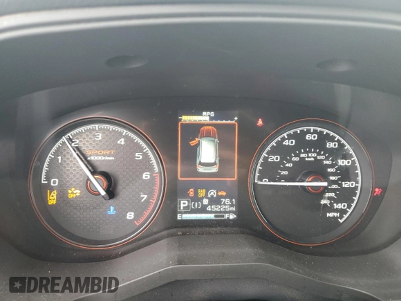 2021 Subaru Forester Special Sports с VIN JF2SKARC5MH512139, выставлен на аукционе Copart как лот 62736185 с пробегом 45 225 миль миль и Списание • Salvage title. История ставок и продаж доступна на DreamBid. Изображение 9.