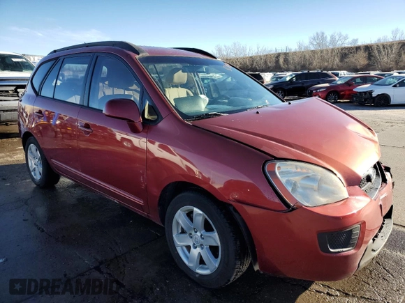 2008 Kia Rondo LX with VIN KNAFG525X87208687, listed as a Copart auction lot 85998294 with 121,251 mi miles and Salvage Title. Bid and sale history available at carsss.com. Image 4.