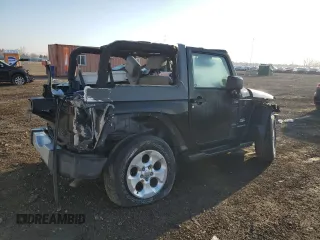 2010 Jeep Wrangler Sahara with VIN 1J4AA5D13AL139504, listed as a Copart auction lot 52746725 with Not provided miles and Salvage title. Bid and sale history available at DreamBid. Image 3.