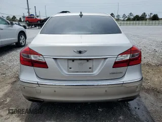 2013 Hyundai Genesis 3.8L with VIN KMHGC4DD2DU220955, listed as a Copart auction lot 55835525 with 194,165 mi miles and Salvage title. Bid and sale history available at DreamBid. Image 6.