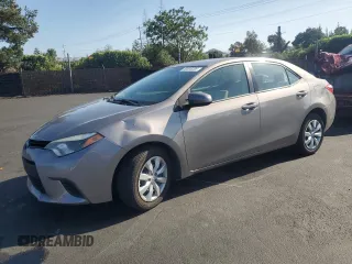 2014 Toyota Corolla L with VIN 5YFBURHE7EP171861, listed as a Copart auction lot 55696285 with 105,772 mi miles and Salvage title. Bid and sale history available at DreamBid. Image 1.