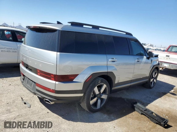 2024 Hyundai Santa Fe Limited z VIN 5NMP44GL3RH017107, wystawiony jako Copart lot #47142385 z przebiegiem 21 754 mil mil oraz Szkoda całkowita • Salvage title. Historia ofert i sprzedaży dostępna na DreamBid. Obrazek 3.