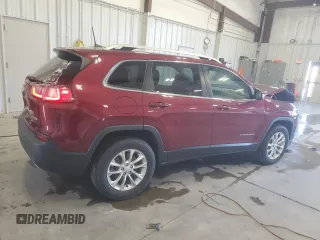 2019 Jeep Cherokee Latitude with VIN 1C4PJMCX0KD156840, listed as a Copart auction lot 56309475 with 25,320 mi miles and Salvage title. Bid and sale history available at DreamBid. Image 3.