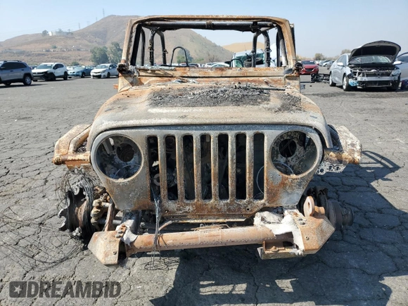 1999 Jeep Wrangler Sahara with VIN 1J4FY49SXXP473446, listed as a Copart auction lot 71836154 with 0 mi miles and Non Repairable. Bid and sale history available at carsss.com. Image 5.