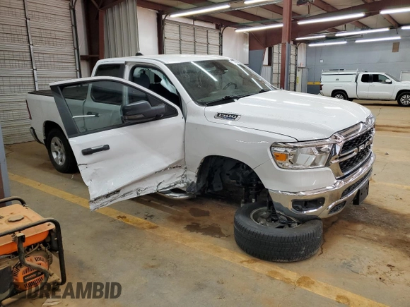 2023 Ram 1500 Big Horn with VIN 1C6SRFBT4PN609346, listed as a Copart auction lot 46477845 with 41,836 mi miles and Salvage Title. Bid and sale history available at carsss.com. Image 4.