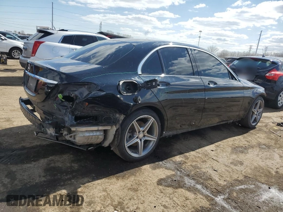 2017 Mercedes-Benz C 300 with VIN 55SWF4JBXHU194516, listed as a Copart auction lot 52325925 with 79,170 mi miles and Clean Title. Bid and sale history available at DreamBid. Image 3.