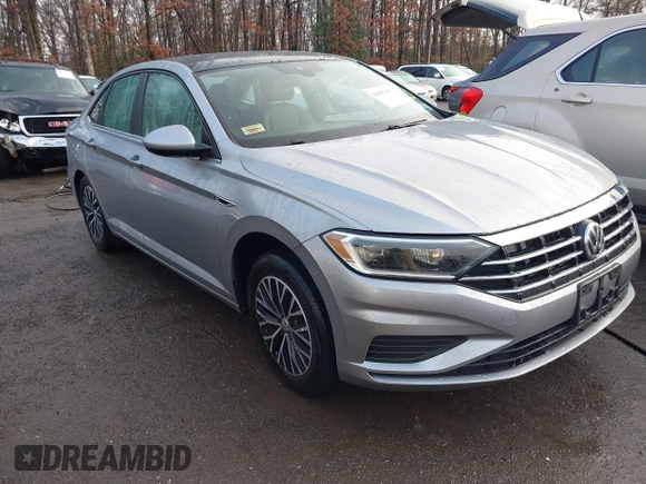 2019 Volkswagen Jetta SEL with VIN 3VWEB7BUXKM199094, listed as a IAAI auction lot 41083949 with 38,083 mi miles and . Bid and sale history available at DreamBid. Image 1.
