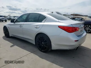 2017 Infiniti Q50 Red Sport 400 with VIN JN1FV7AP2HM851093, listed as a Copart auction lot 50955125 with 59,688 mi miles and Clean title. Bid and sale history available at DreamBid. Image 2.