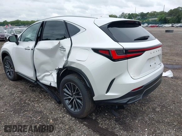 2025 Lexus NX 350 Premium with VIN 2T2GGCEZ1SC081789, listed as a IAAI auction lot 42498877 with 2,369 mi miles and . Bid and sale history available at DreamBid. Image 3.