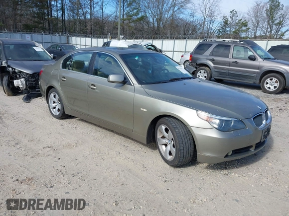 2005 BMW 5 Series 530i with VIN WBANA73565B815346, listed as a IAAI auction lot 41710391 with 167,962 mi miles and . Bid and sale history available at DreamBid. Image 1.