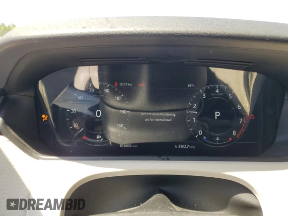 2018 Land Rover Range Rover Velar S with VIN SALYB2RX5JA725123, listed as a Copart auction lot 52587305 with 103,063 mi miles and Salvage title. Bid and sale history available at DreamBid. Image 9.