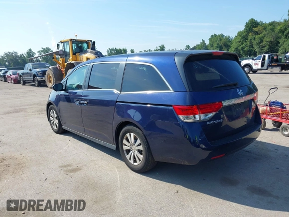 2014 Honda Odyssey EX-L with VIN 5FNRL5H68EB082413, listed as a IAAI auction lot 42860298 with 176,874 mi miles and . Bid and sale history available at DreamBid. Image 3.