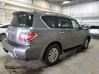 2018 Nissan Armada SL with VIN JN8AY2ND7J9052439, listed as a Copart auction lot 45113684 with 136,303 mi miles. Bid and sale history available at carsss.com. Image 3.