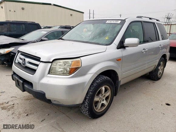 2006 Honda Pilot EX-L with VIN 5FNYF28506B049075, listed as a Copart auction lot 51674785 with 160,298 mi miles and Clean Title. Bid and sale history available at carsss.com. Image 1.