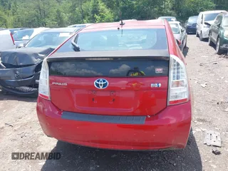 2011 Toyota Prius I with VIN JTDKN3DU2B1443658, listed as a IAAI auction lot 42141442 with 169,456 mi miles. Bid and sale history available at carsss.com. Image 16.
