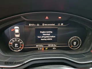 2017 Audi A4 Prestige with VIN WAUFNAF42HN037462, listed as a Copart auction lot 88116335 with 87,725 mi miles and Salvage Title. Bid and sale history available at carsss.com. Image 9.