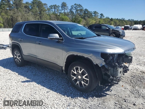 2021 GMC Acadia SLE with VIN 1GKKNKLA2MZ166553, listed as a Copart auction lot 49886505 with 43,241 mi miles and Salvage Title. Bid and sale history available at DreamBid. Image 4.