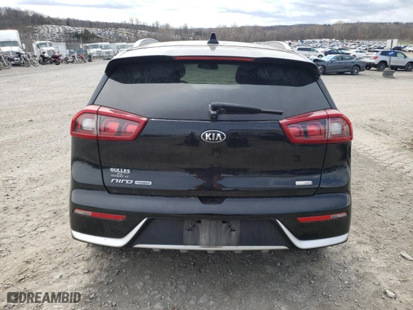 2017 Kia Niro Touring with VIN KNDCE3LC2H5081393, listed as a Copart auction lot 51347535 with 197,901 mi miles and Salvage Title. Bid and sale history available at carsss.com. Image 6.