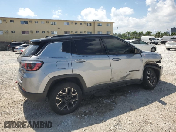 2019 Jeep Compass Trailhawk с VIN 3C4NJDDB8KT669113, выставлен на аукционе Copart как лот 48796325 с пробегом 91 520 миль миль и На запчасти • Non repairable. История ставок и продаж доступна на DreamBid. Изображение 3.